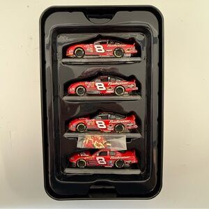 2003 Dale Earnhardt Jr. 1/64 scale 4 car tin Talladega 4 in a Row wins